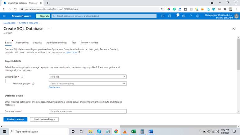 How To Create A Single Database In Azure SQL Database